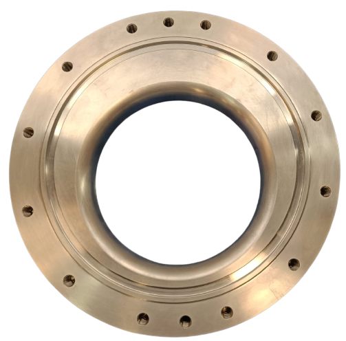 Aluminium ring, 470 mm diameter, for gas-insulated switchgear